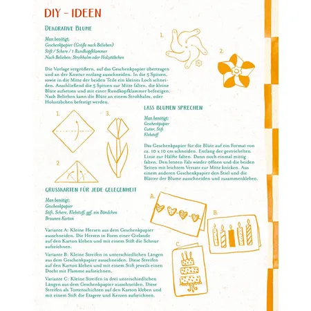 Coppenrath Verlag Geschenkpapier-Buch - Schöner schenken (All about orange)