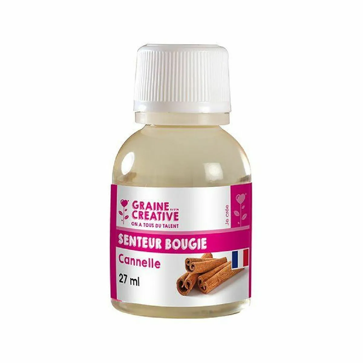 Graines Créatives Parfum Bougie Cannelle 54 ml