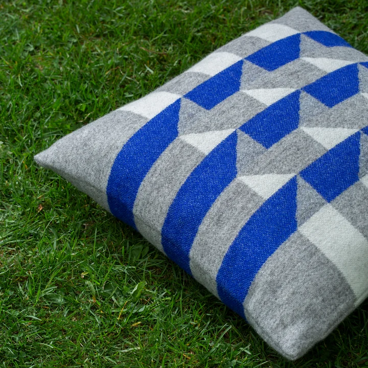 Røros Tweed - KVAM Kissen, 50 x 50 cm, grau