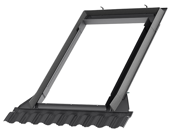 Raccord fenêtre de toit simple sur tuiles Velux EDW UK04 ocre