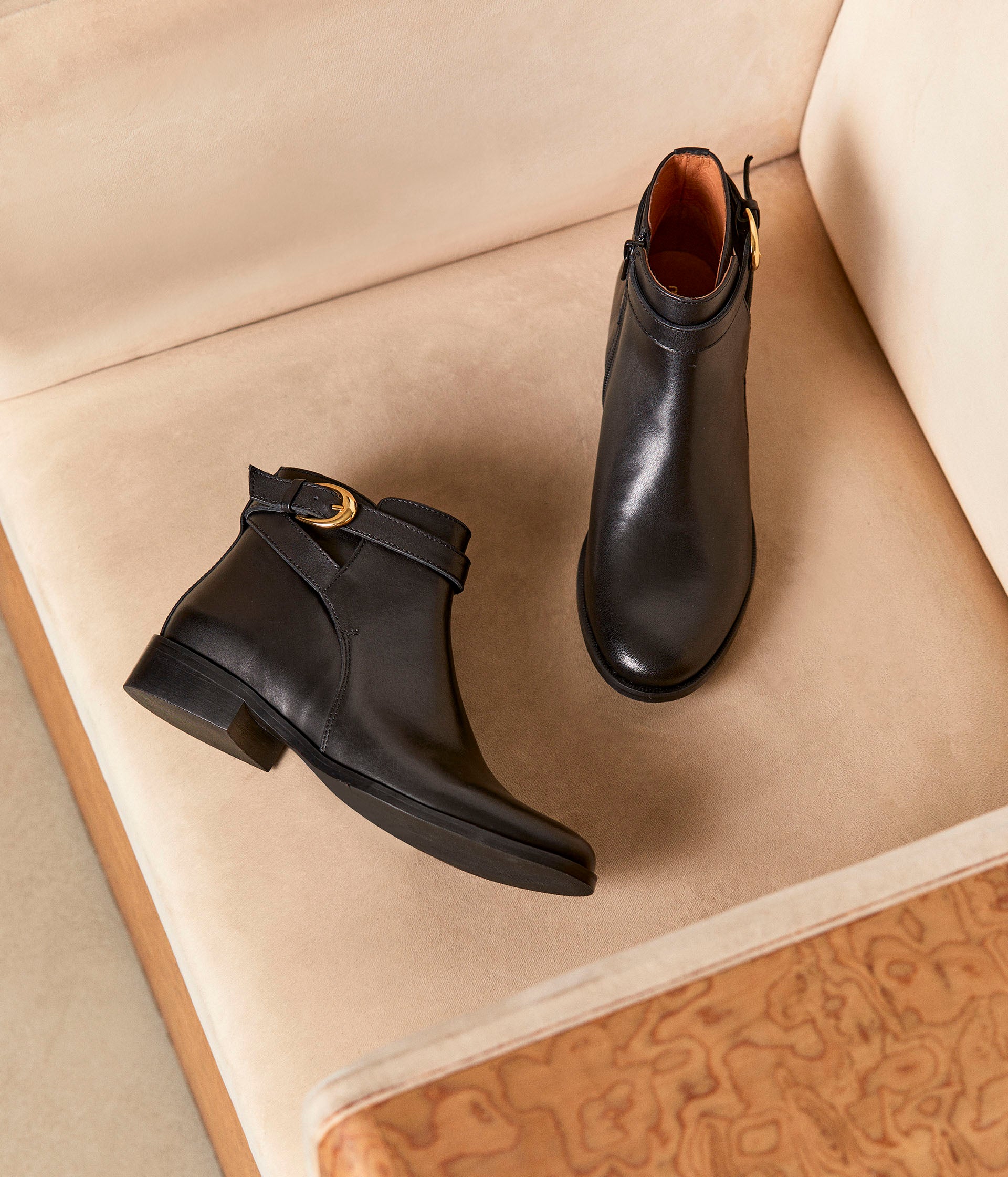Boots noires Simone