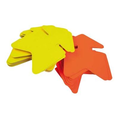 Apli Agipa - 50 flèches fluo - jaune/orange - 12 x 16 cm