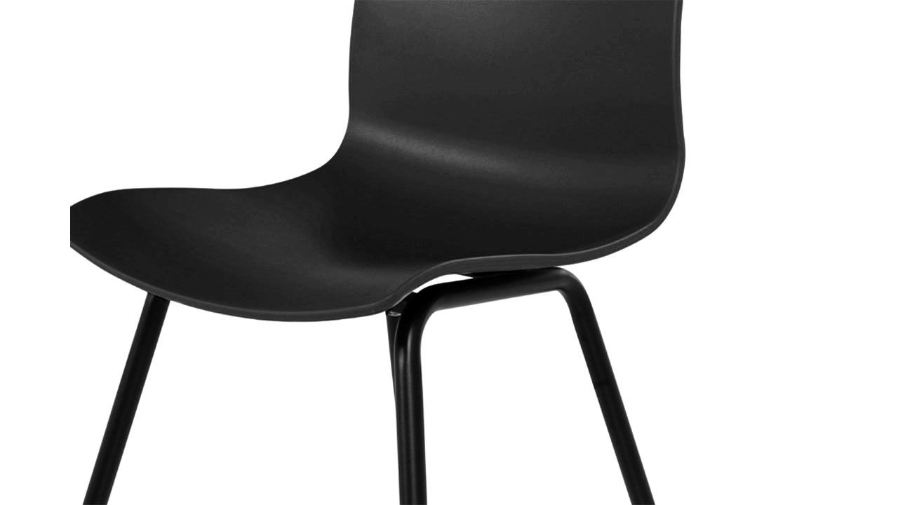 Tuinstoel Carbon Black 11.703.008 Sophie Rondo B55 x D55.5 x H90 cm