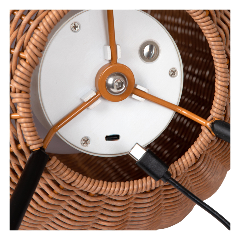 Lucide Colin tafellamp LED oplaadbaar buiten IP44 large zwart