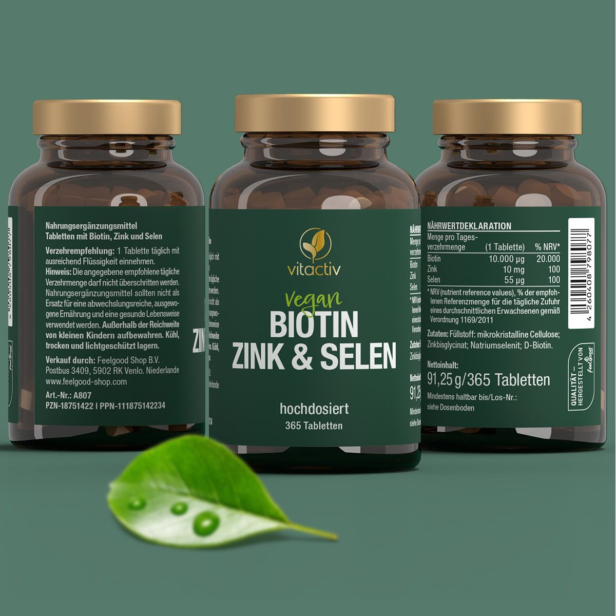 vitactiv Biotin Selen & Zink vegan