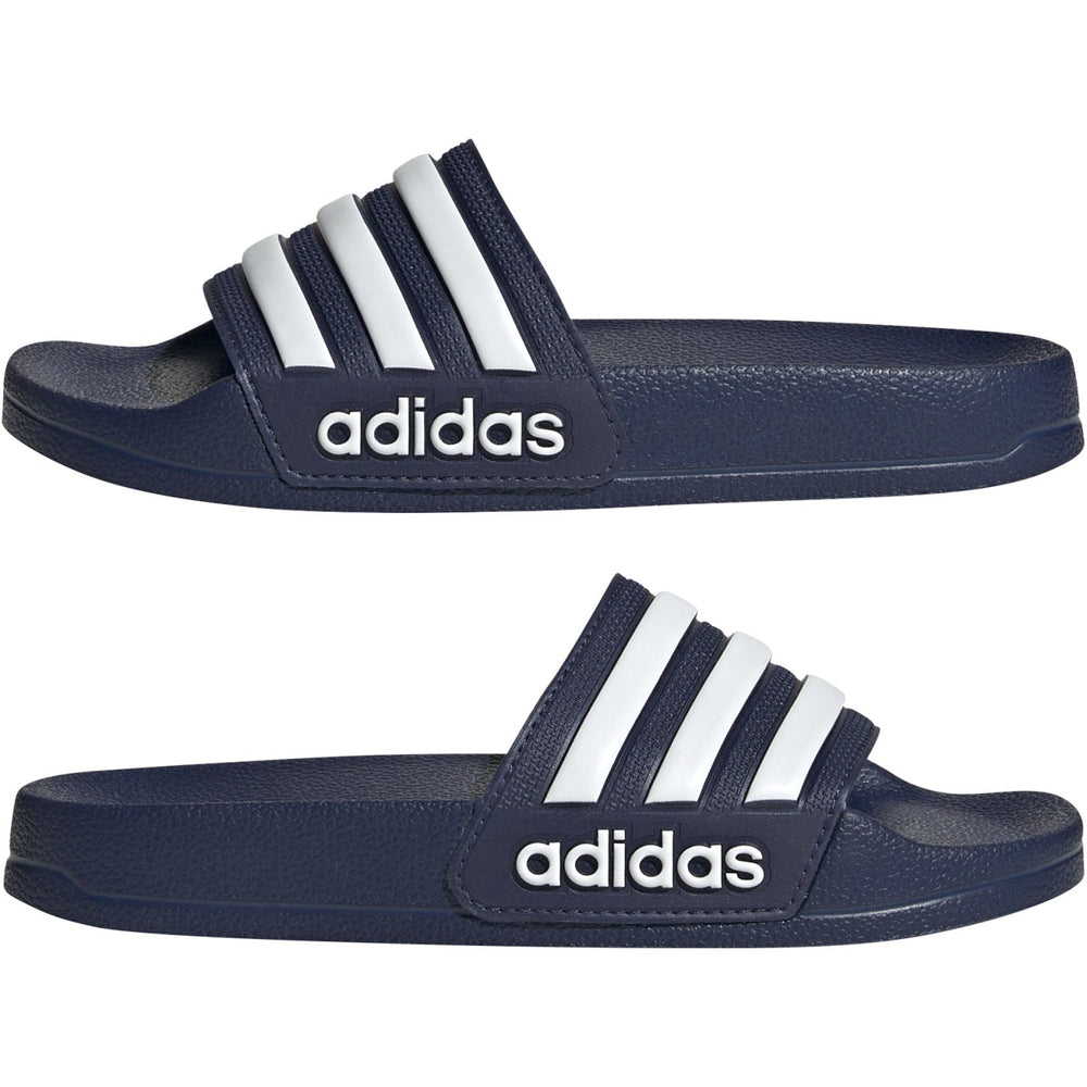 Køb adidas Originals Dark Blue/Ftwr White/Dark Blue Adilette Shower K Klipklapper