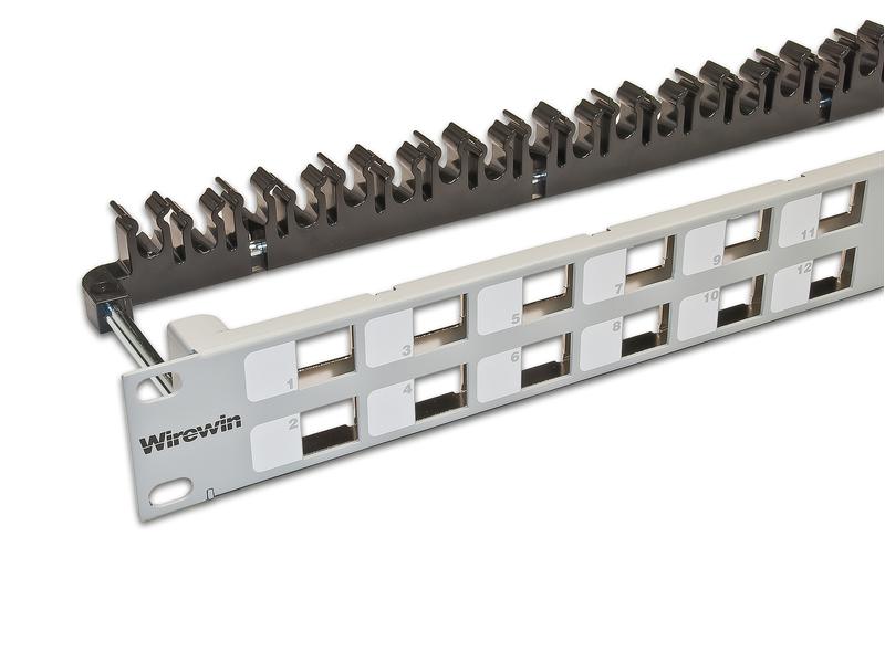 Wirewin Patchpanel 24 Port, Keystone, 1HE 19