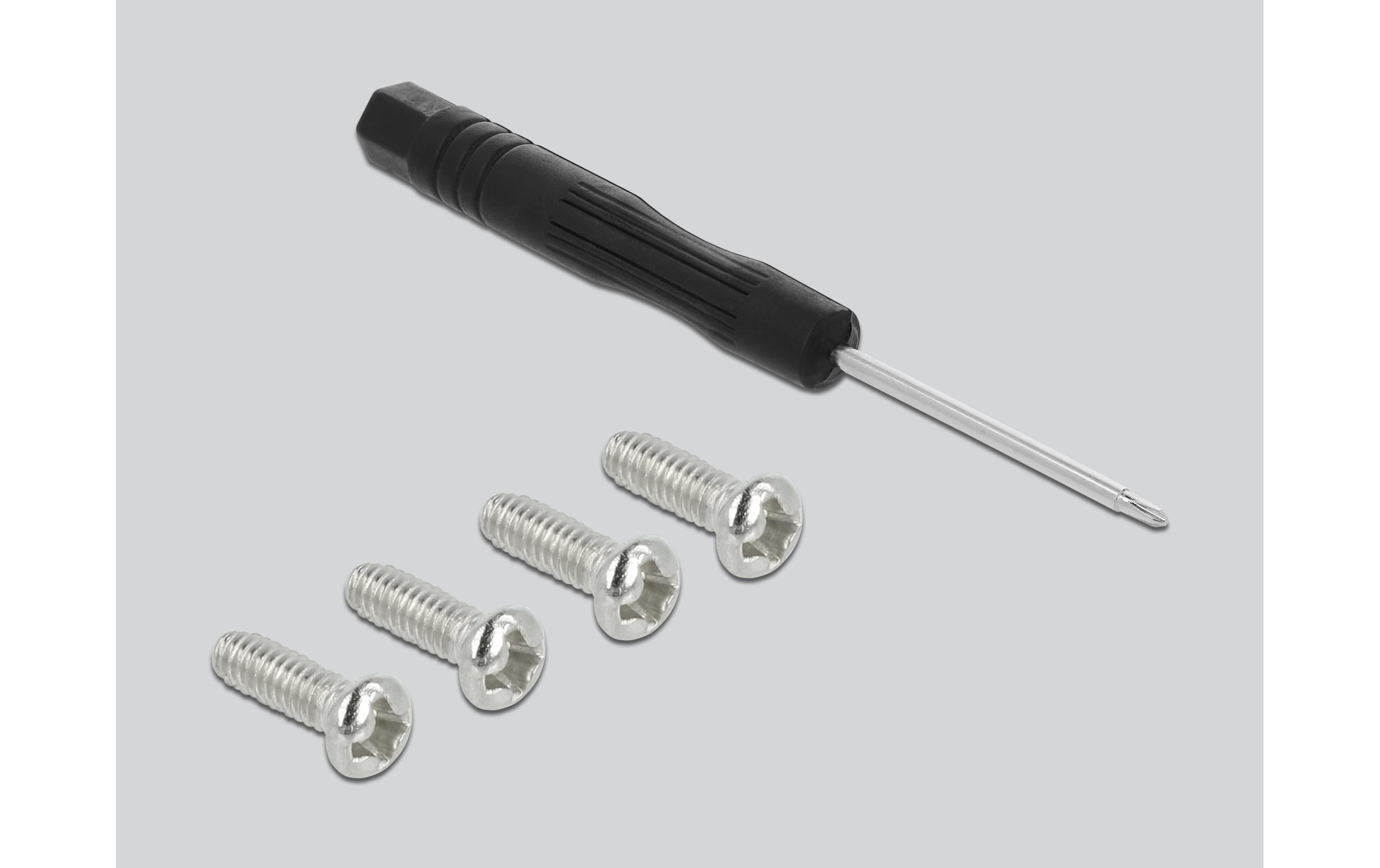 Adapter HDMI-A Stecker zu Terminalblock mit Metall GehäuseDelock HDMI-A Stecker zu Terminalblock Adapter mit Metall Gehäuse