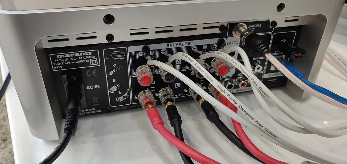Marantz Melody X M-CR612 Silver Gold Amplis hi-fi stéréo