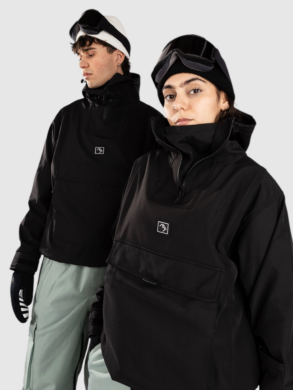 Brethren Apparel Access Anorak darkside black