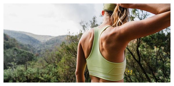 Brassière Compressport FeelFree Seamless Bra Vert