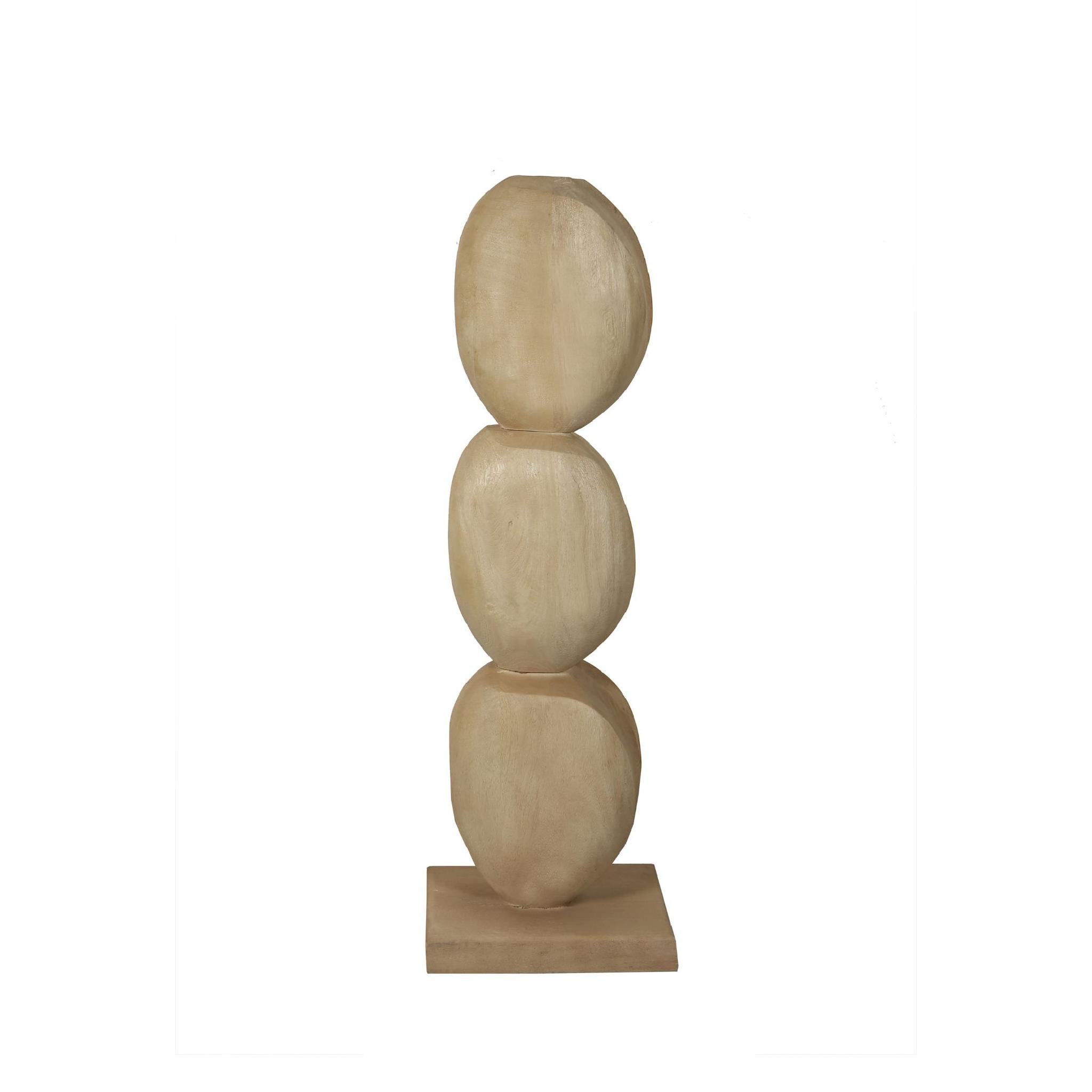 PTMD - Beeld Kodey - Beige - 25.5x20x80cm