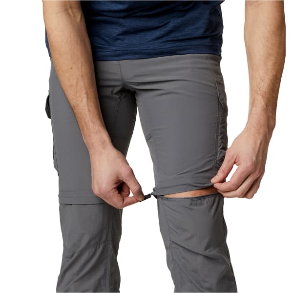 COLUMBIA SILVER RIDGE II CONVERTIBLE PANT M CITY GREY