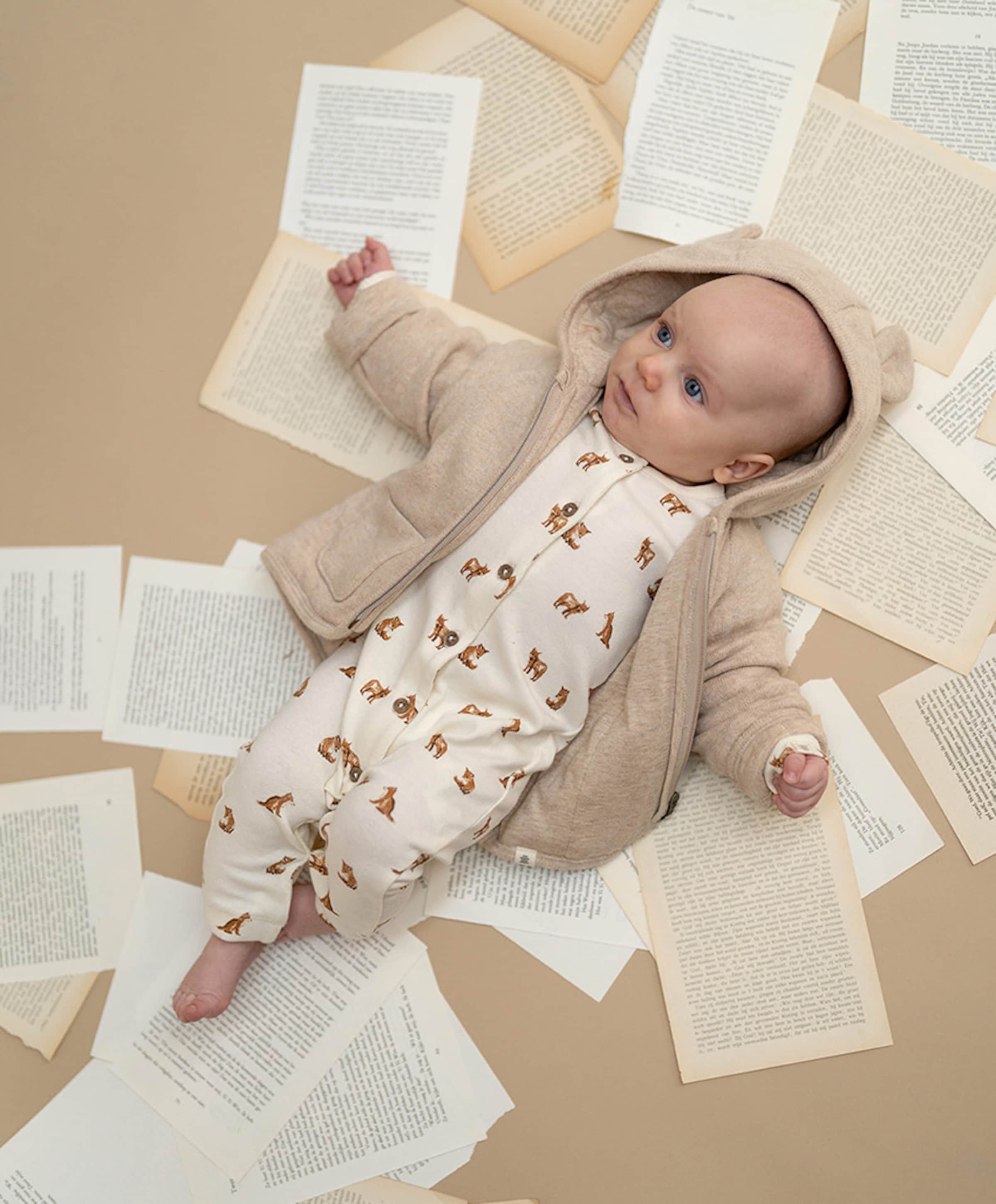 A Tiny Story Uniseks babypakje  beige