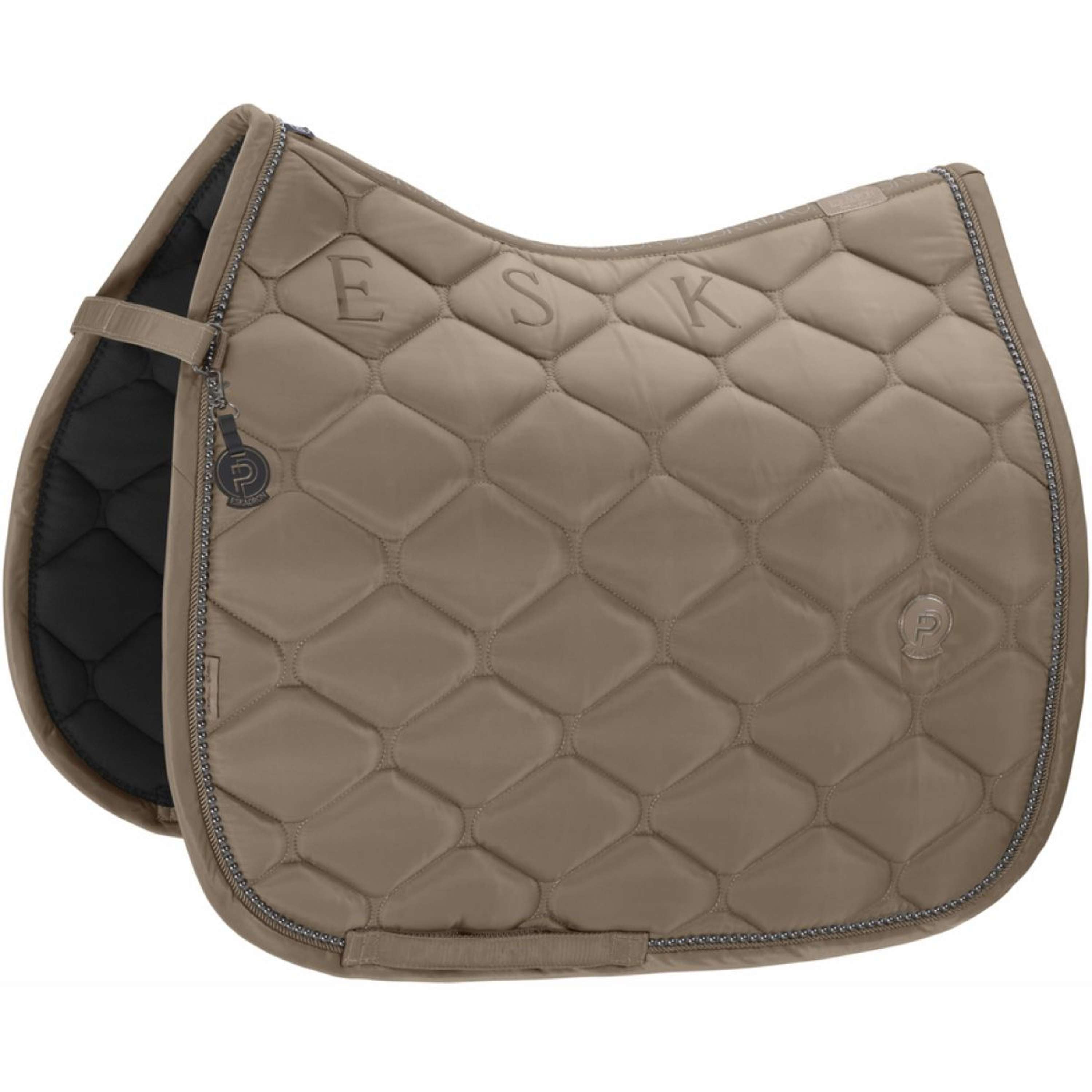 Eskadron Zadeldekje Highgloss Pearls Platinum '25 Dressuur Smoky Taupe