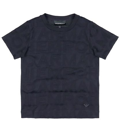 Emporio Armani T-Shirt - Navy m. Text