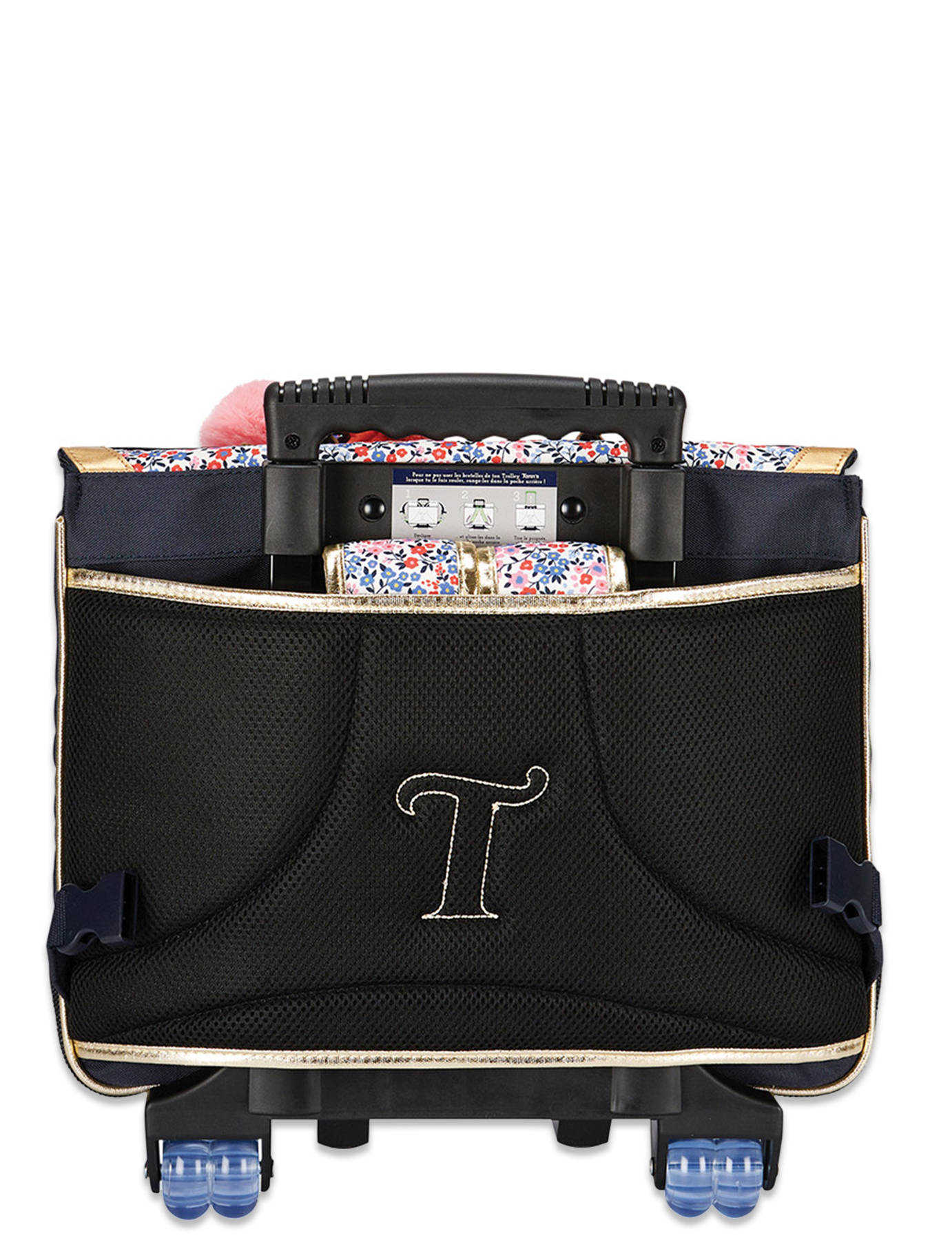 Cartable  roulettes 2 compartiments TANN'S