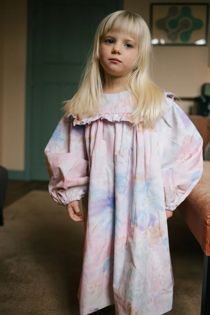 DAILY BRAT multi daily brat maxi jurk cheeky cloud padded dress
