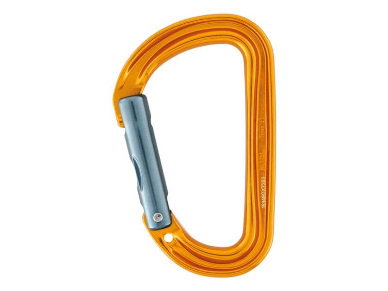 Petzl Karabiner Sm'D Wall D-förmiger, kompakter und leichter Karabiner