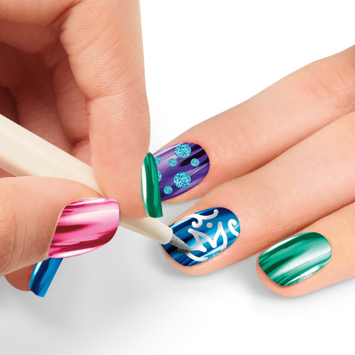 Shimmer 'N Sparkle - Neglesalon - Metallic Rainbow