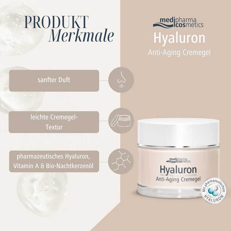 Hyaluron Anti-Aging Cremegel, 50 ml