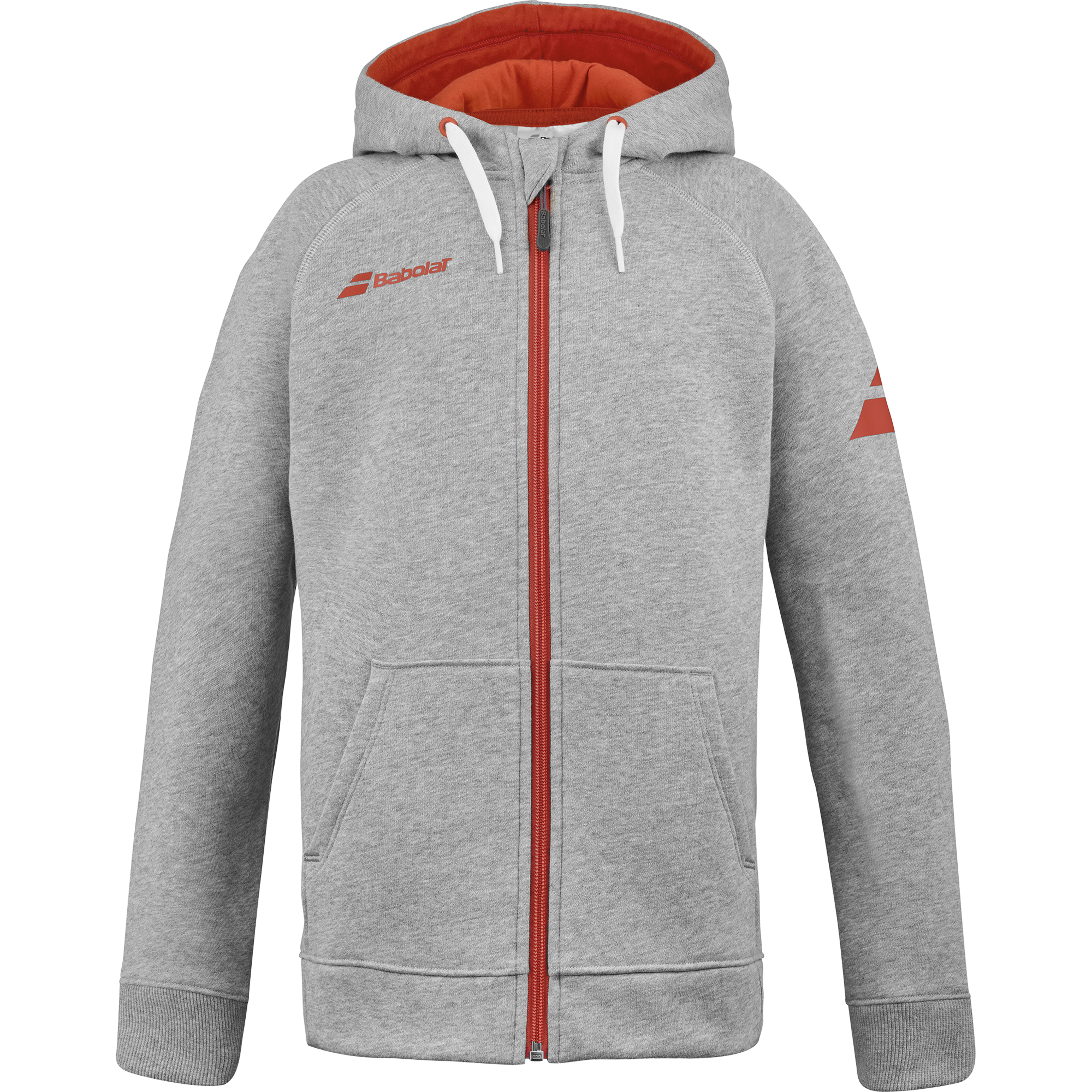 Exercise Hood Jacket Junior Grau meliert