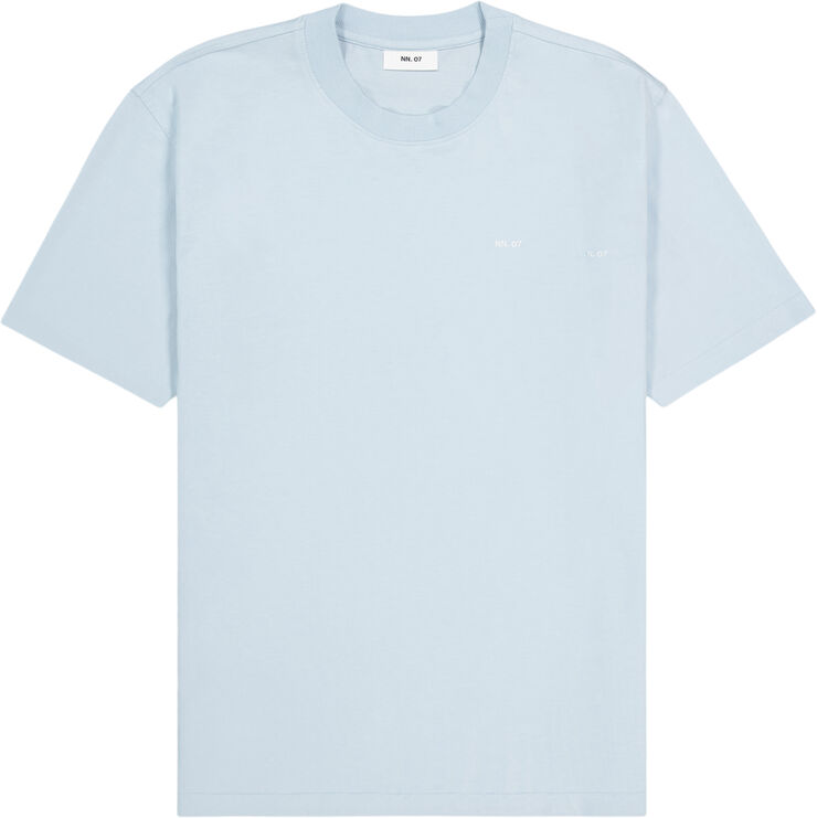 NN07 Adam EMB T-shirt 3209 Winter sky