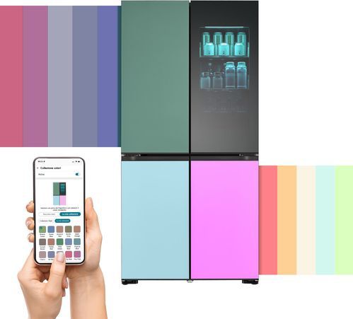 LG GMG960NNME - Amerikaanse Koelkast - Zwart - Met InstaView™ en MoodUP™