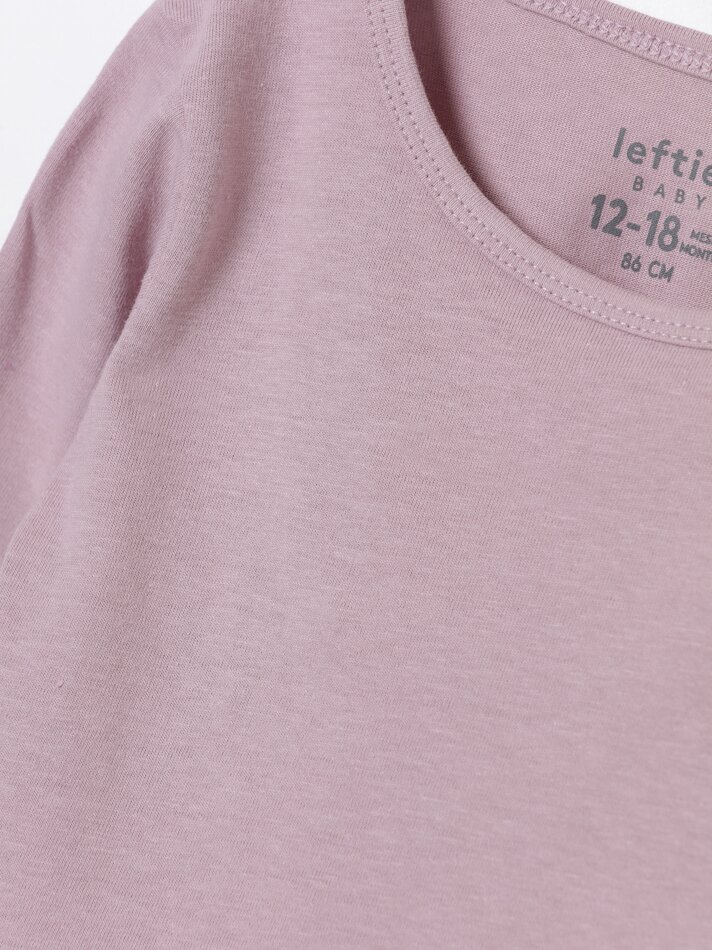 Conjunto de 2 camisetas combinando - Malva Acinzentada