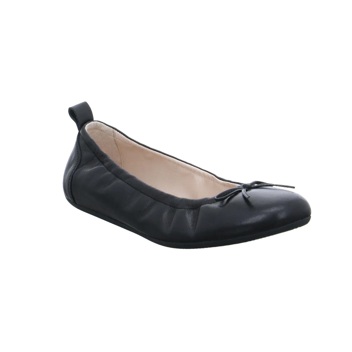 CANDICE COOPER Ballerina Schwarz Leder  mit Lederfutter