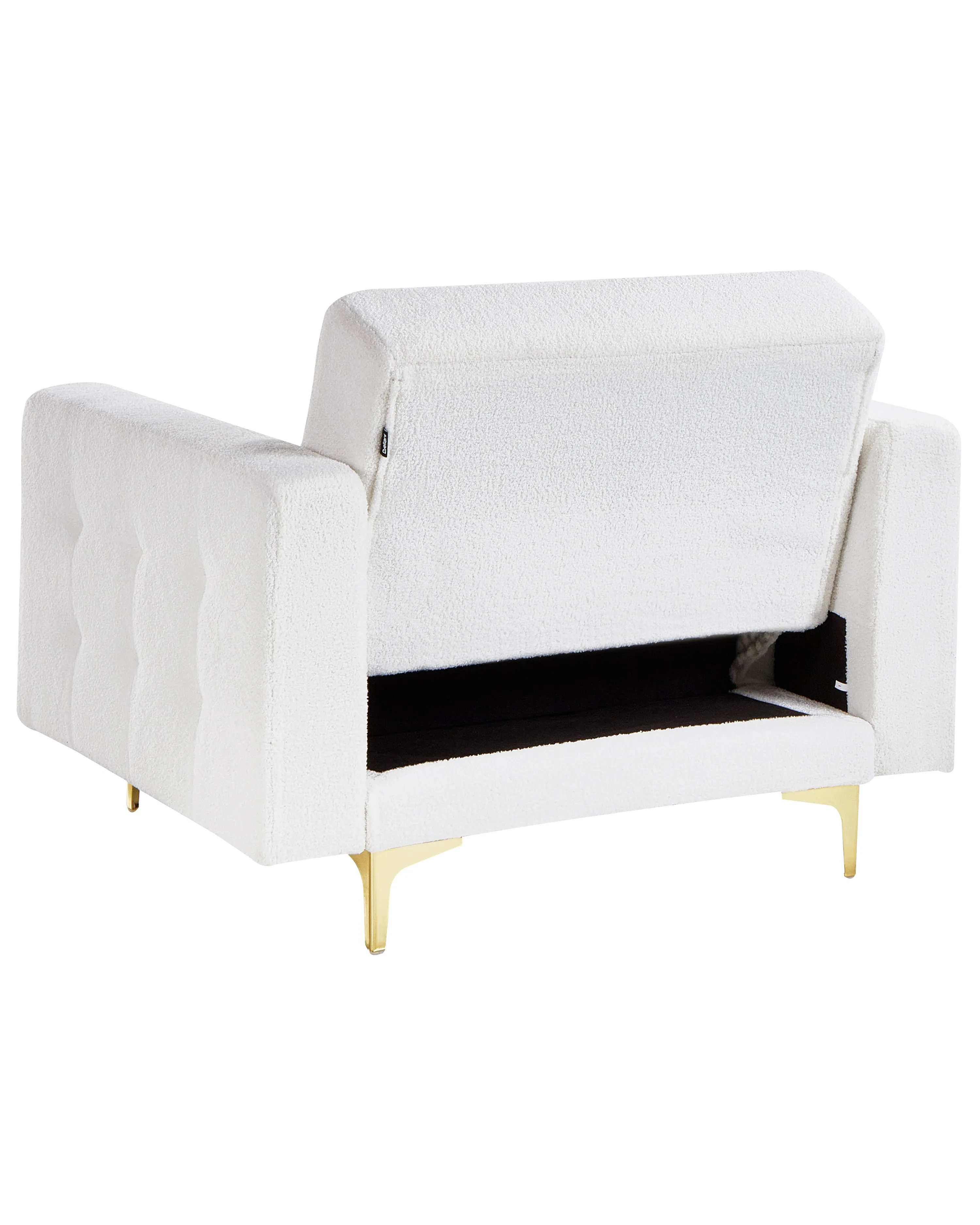 Fauteuil ABERDEEN Bouclé Gebroken wit