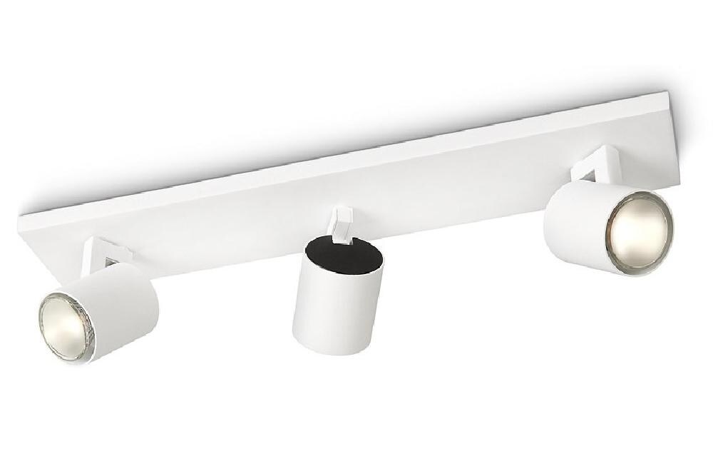 Aufbauspot Runner, 3 x GU10, 20 W, WeissMyLiving Aufbauleuchte mit beweglichem Leuchtenkopf