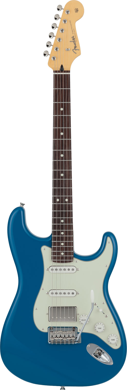 FENDER STRATOCASTER HSS HYBRID II JAPAN RW FOREST BLUE