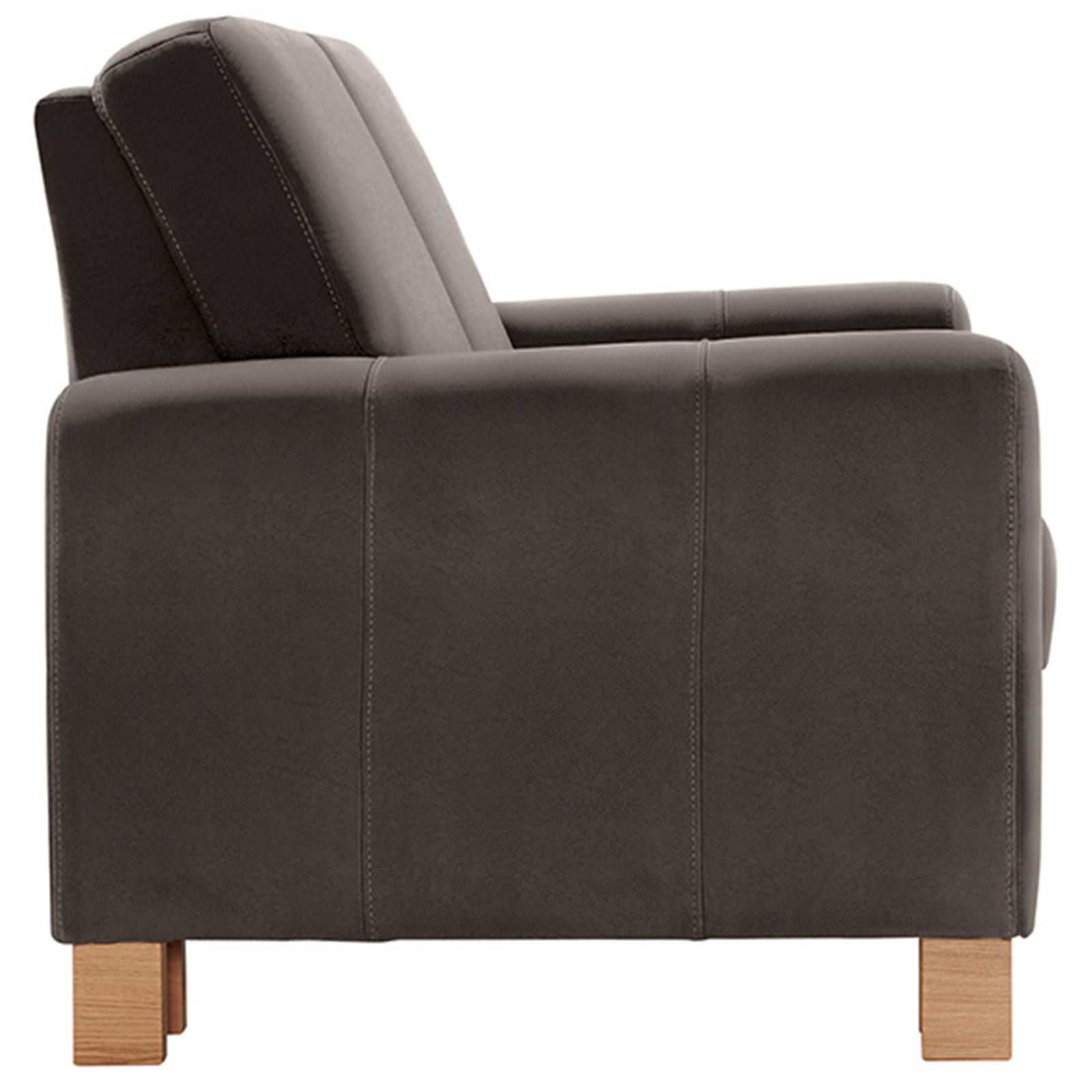 polsterpower 2-Sitzer-Sofa - Saddle anthrazit - Basismodell
