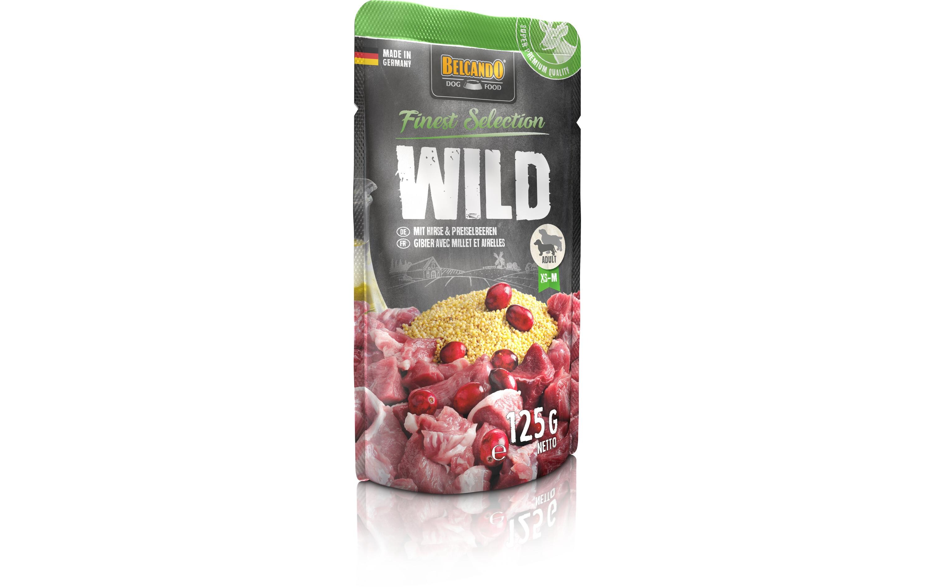 Nassfutter Finest Selection Wild, 125gAlleinfuttermittel für ausgewachsene Hunde
