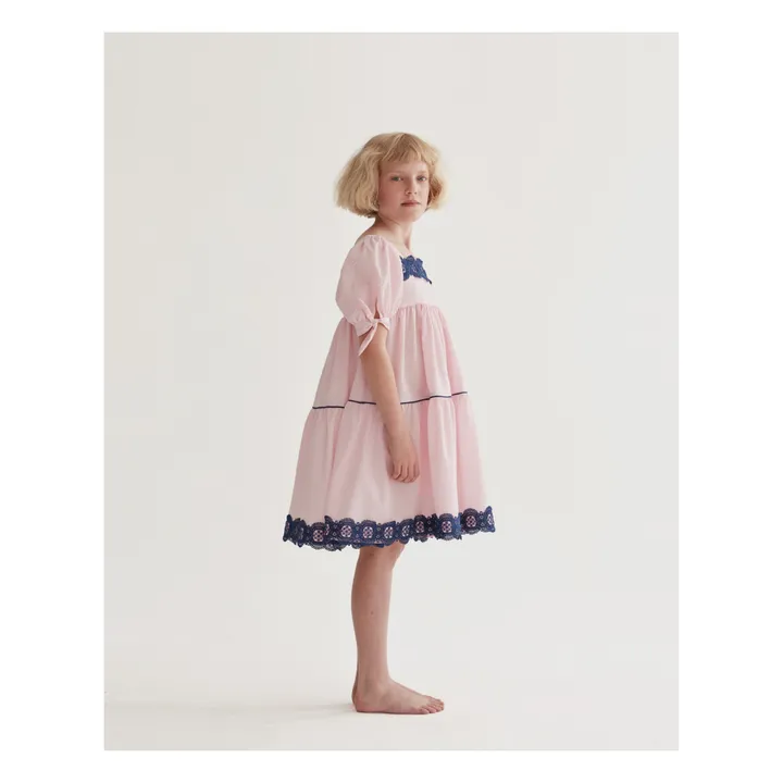 The Middle Daughter Robe Popeline de Coton | Rose poudré