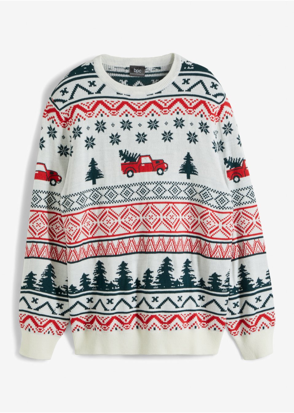 Pull avec motif de Noël