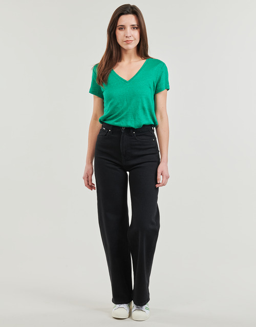 Pepe jeans - WIDE LEG JEANS UHW - Noir