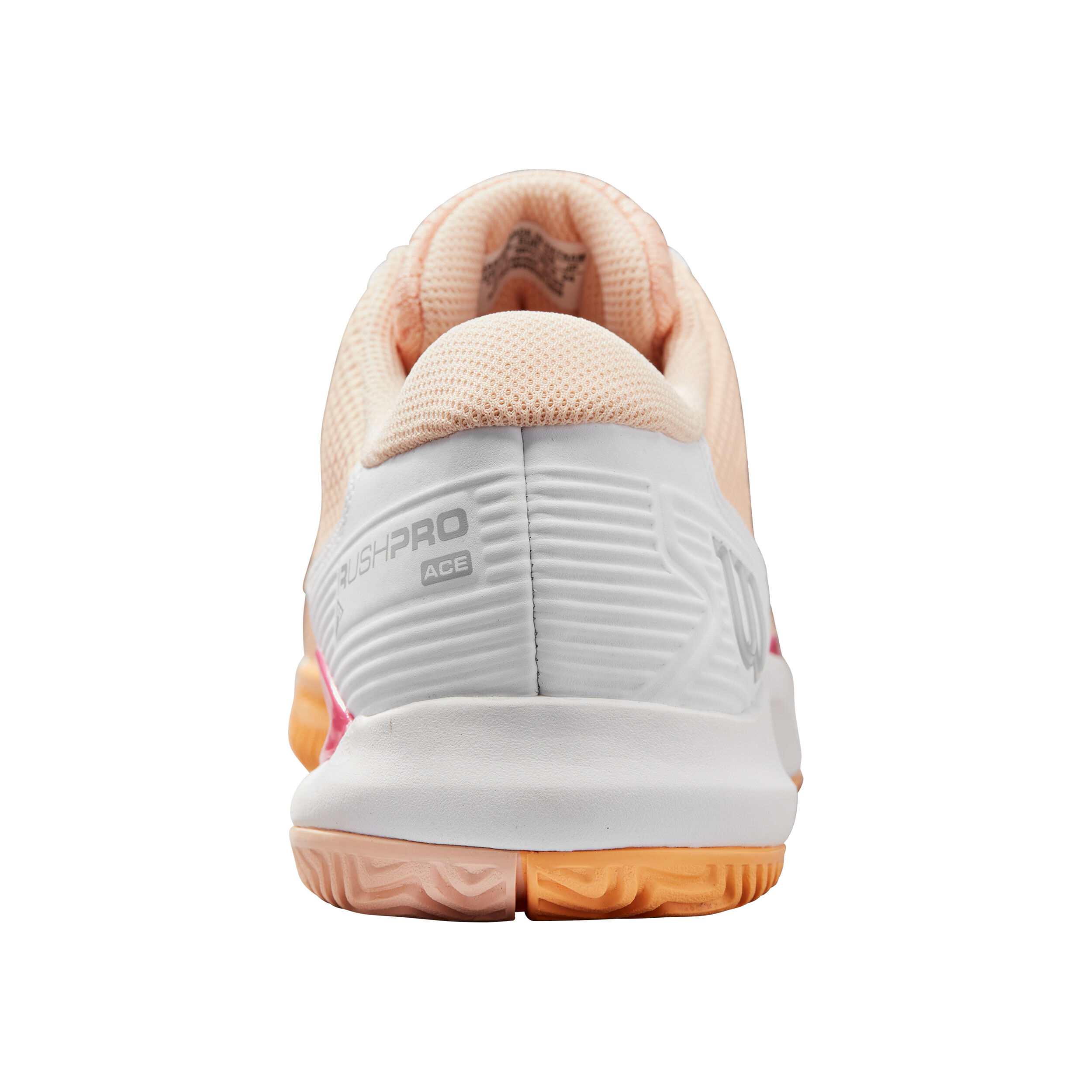 Wilson Rush Pro ACE AC Chaussures Toutes Surfaces Femmes - Abricot, Blanc