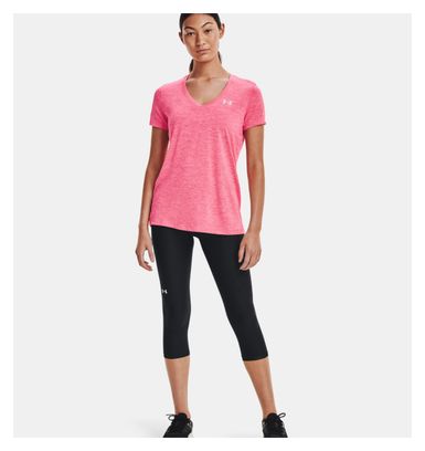 Maillot manches courtes Femme Under Armour Tech Twist Rose