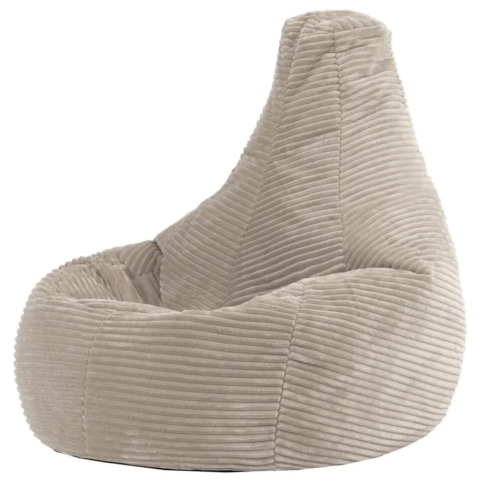 Set van 2 icon Kinderzitzakken Dalton - Corduroy Zitzak - Beige