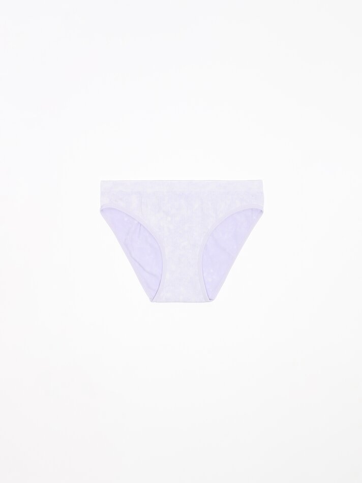 Pacote com 2 calcinhas clássicas sem costura - Roxo
