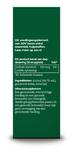 AOV 580 Jodium Nascent 150 mcg druppels 15ML