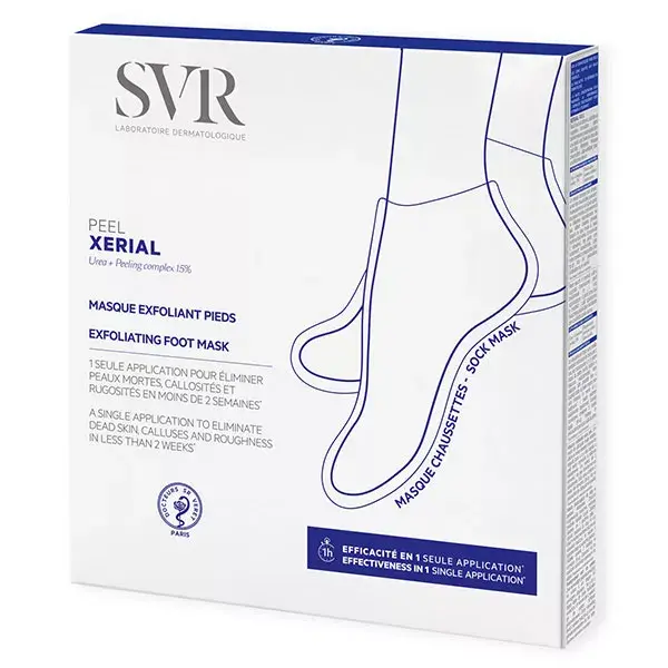 Máscara Esfoliante para os Pés SVR Xerial Peel - 1 caixa