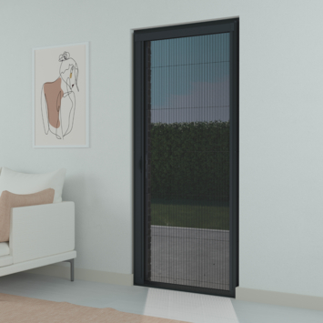 Livn opbouwkader antraciet 130x260 cm