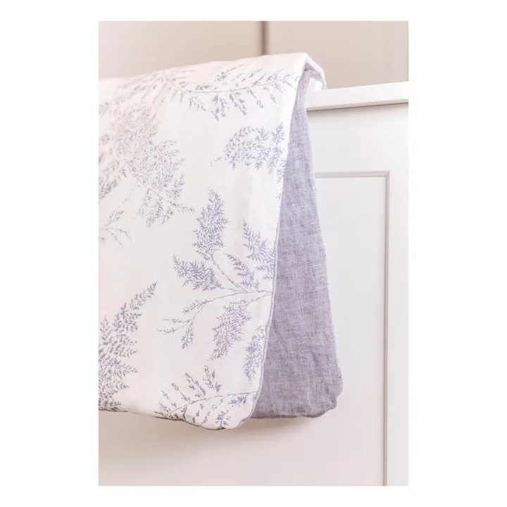Tartine et Chocolat Plaid feuillage | Bleu marine