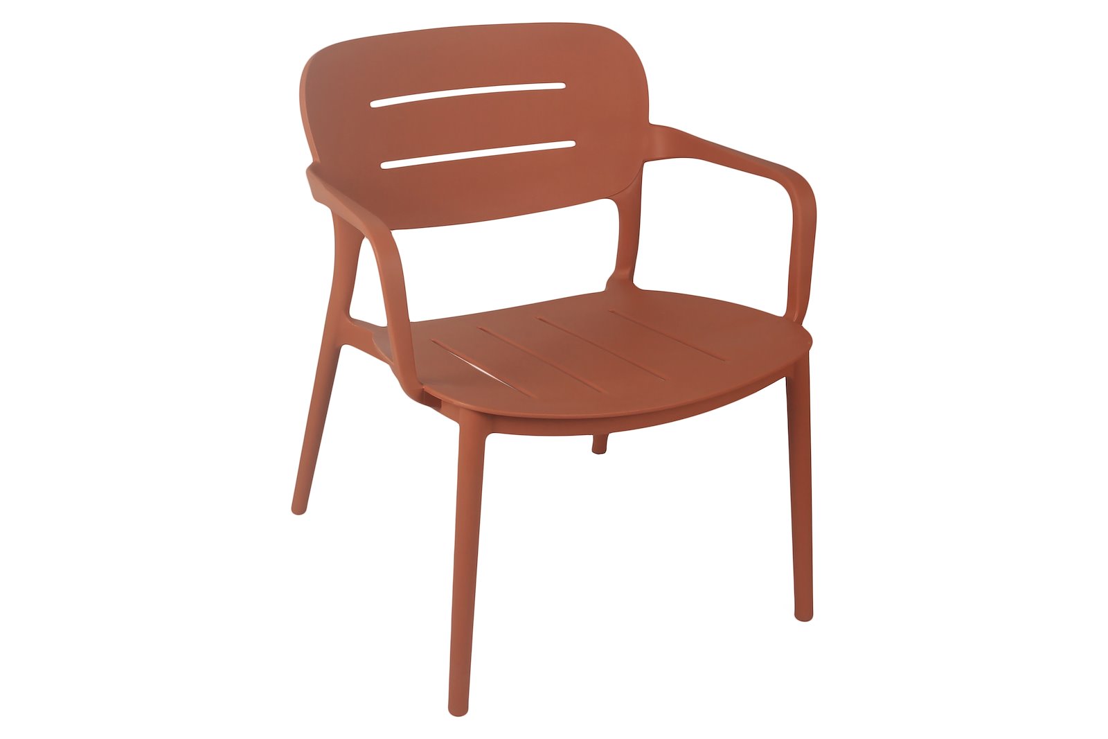 Bari loungestol Orange plast