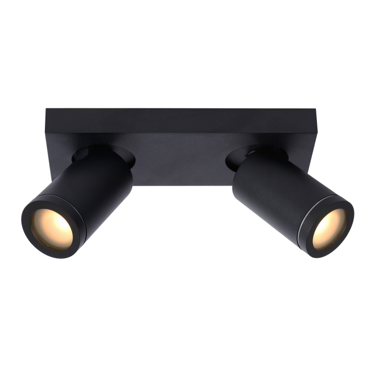 Lucide Taylor 2 spot badkamer IP44 zwart