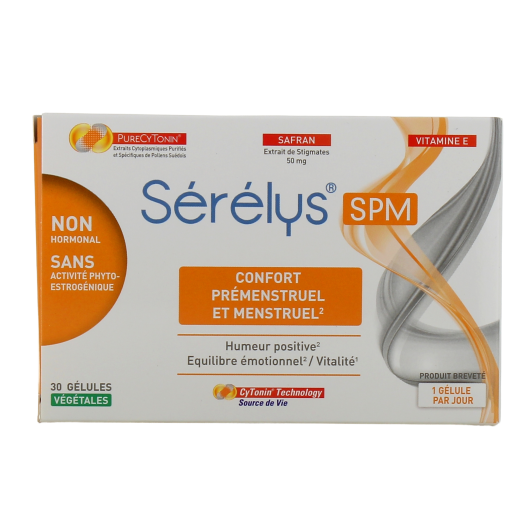 Serelys SPM Confort : syndrome prémenstruel - Complément alimentaire