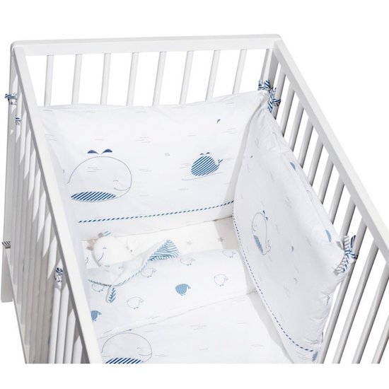 Blue Baleine Edredon 140 x 70 cm   Bleu        de               Sauthon Baby's Sweet Home